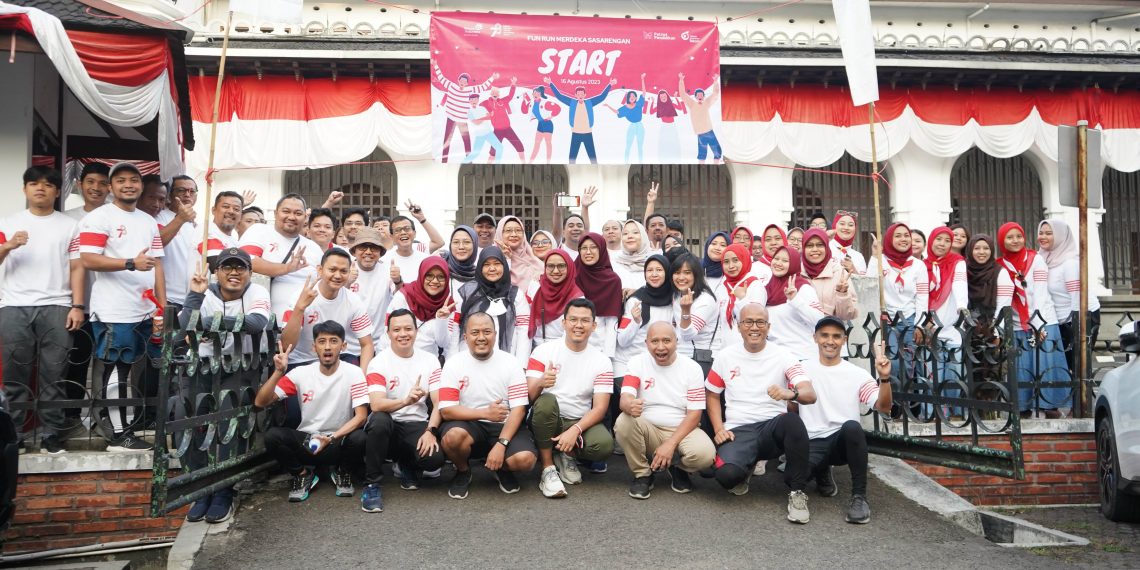 Meriahnya Perlombaan dalam Perayaan HUT ke-78 Republik Indonesia oleh Yayasan Pendidikan Telkom