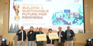 TELKOM UNIVERSITY BORONG PENGHARGAAN DAN MENJADI PERGURUAN TINGGI TERBAIK PADA ANUGERAH INNOVILLAGE 2023